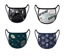 Disney Store Cloth Face Masks Star Wars Set Of 4 Large