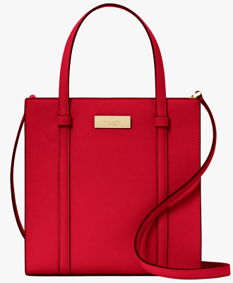 Kate Spade Kenzie Limited Edition Small Tote Bag KI926 Cherry Red