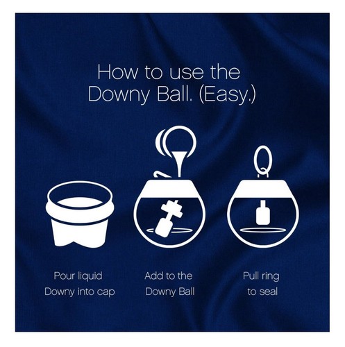 NUEVO DOWNY BALL ULTRA PULL POUR ARROJAR SUAVIZANTE DE TELA DISPENSADOR DOWNYBALL - Imagen 7 de 9