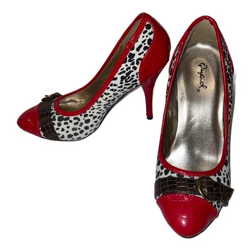 qupid cheetah heels