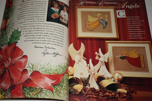 1990 Christmas Year Round Needlework and Craft Ideas Magazine Premier Issue - Picture 4 of 11