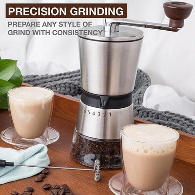 Portable Hand Crank Mill Coffee Bean Grinder Stainless Steel Kitchen Accessories Ebay