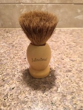 Vintage ADMIRAL Shaving Brush Genuine Badger Sterilized C-095 Set In Rubber