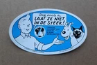 autocollant Aufkleber decal sticker - TINTIN TIM KUIFJE Hergé Lombard