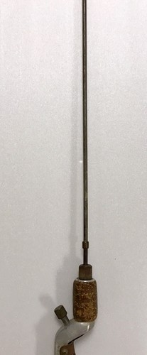 Rare Antique Collector 52” Pistol Grip Steel Casting Rod - USA Mfg Unknown - Picture 3 of 9