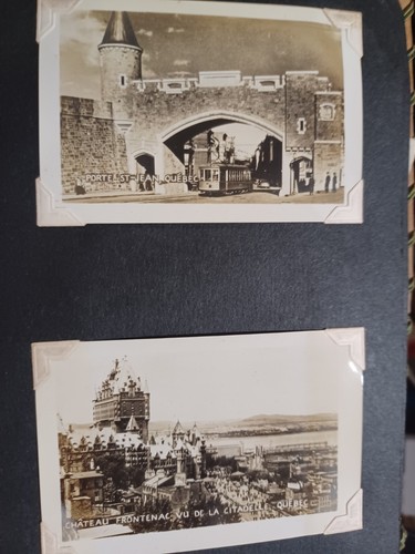 1949 scrap book / photo album / post / trade cards Canada, Quebec, Niagara Falls - Picture 8 of 9