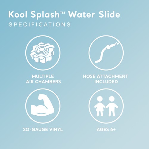 Accesorio de tobogán de agua inflable para piscina Intex Kool Splash (caja abierta) - Imagen 5 de 9