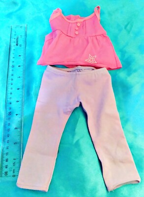 PINK TANK TOP & PURPLE PANTS - AMERICAN GIRL Clothes | eBay