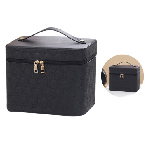 Extra Large Vanity Case Beauty Box Make up Jewelry Cosmetic Nail Storage Box UK - Picture 5 of 19