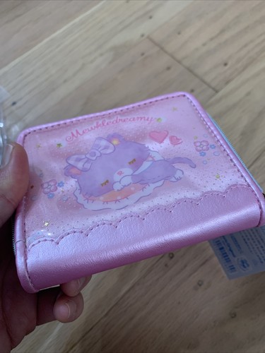 Sanrio rosa blau Lack Mewkledreamy gefaltete Geldbörse Plüsch Schmuck - Bild 8 von 8