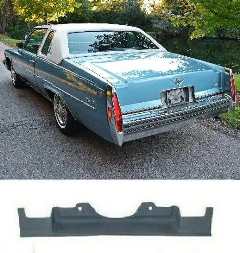 Rear Bumper Molded License Plate Filler For 1977-79 Cadillac Deville Brougham