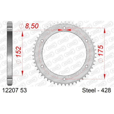 40-Zahn Kettenrad Für 428er Kette – Innen-Ø 38 Mm, 7 Mm Dick, Stahl, 689 G – Passend Für Go-Kart, ATV, Pitbike, Leichte Motorräder – Silber 40-Zahn Kettenrad Für 428er Kette – Innen-Ø 38 Mm, 7 Mm Dick, Stahl, 689 G – Passend Für Go-Kart, ATV, Pitbike, Leichte Motorräder – Silber