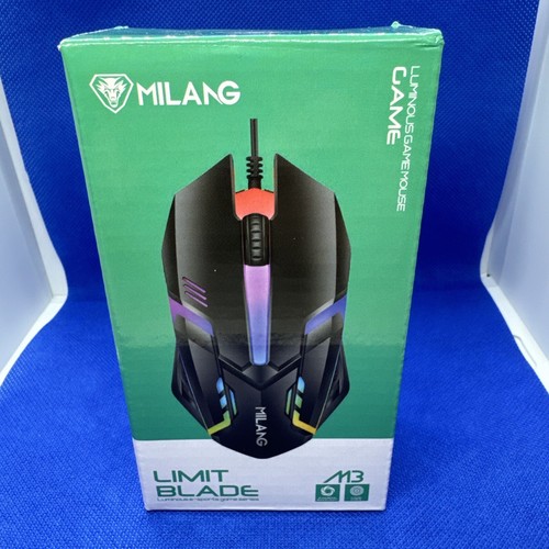 Gaming Mouse Black Chorded Milang M3 Works - Picture 2 of 6