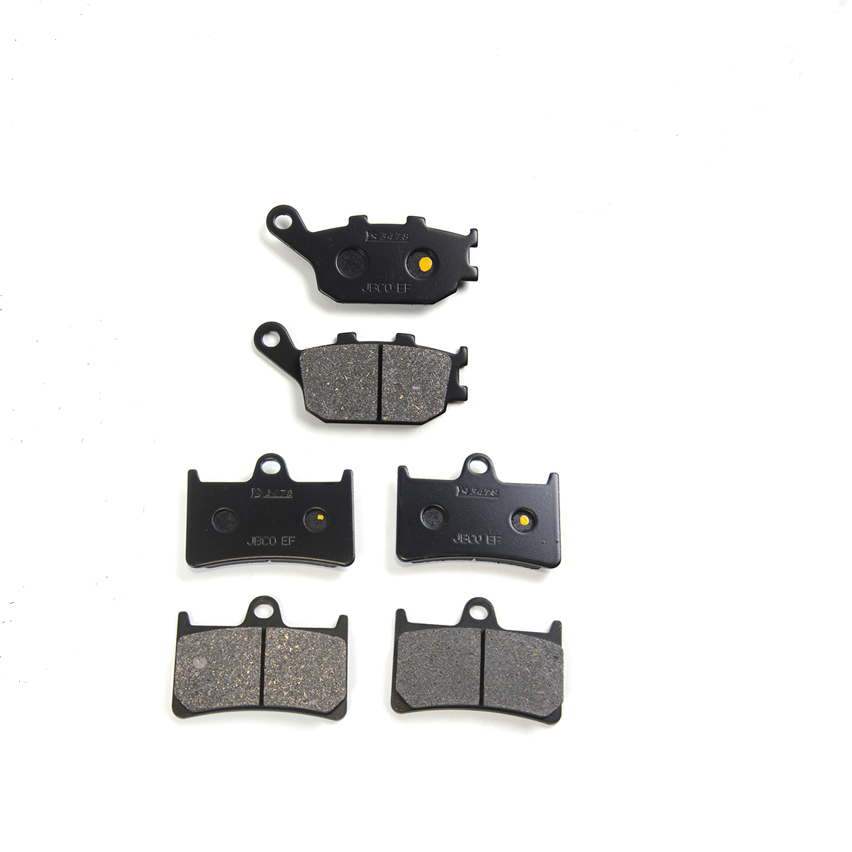 Organic Front Rear Brake Pads For Yamaha YZF R1 2004 2005 2006 YZF