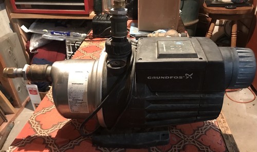 Grundfos 1H 240V Diaphragm Boost Irrigation Pump & Wilkins Pressure Valve