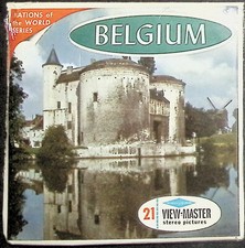 Belgium 3d View-Master 3 Reel Packet - 21 Full Color 3d Images