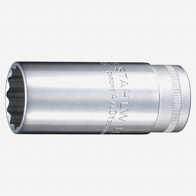 Stahlwille 46 Extra Deep Socket, 3/8'' Drive, 12 Point, 13 mm