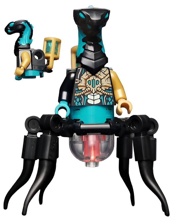 Lego Glutinous (Lantern on Back) 71755 Seabound NINJAGO Minifigure