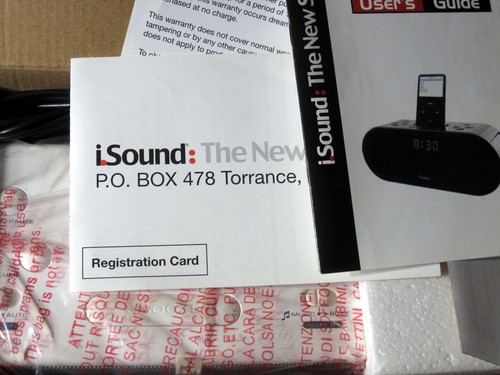 iSound DreamGEAR TIMEDOCK for vintage iPod DGIPOD-952 NEW UNUSED - Afbeelding 6 van 7