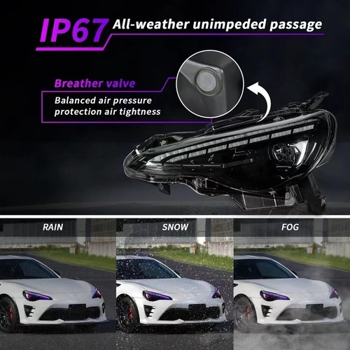 RGB Left Headlight For GT86 FT86 BRZ 2012-2021 LED Compliant Head Lamp Assembly - Bild 5 von 8