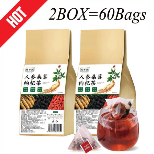 Ginseng Maulbeer Mispel Tee, Nierentee, Lebertee, Nierengesundheit für Männer & Frauen - Bild 14 von 16