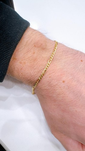 Bracciale in ORO GIALLO 19CM modello 3+1 18 KT 750% List. 325€ - Imagen 4 de 6
