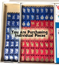 1961 - Stratego Original  Wood Game Pieces - ...