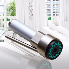 US Brushed Nickel Kitchen Faucet Pull-Out Spray Head Universal Replacement