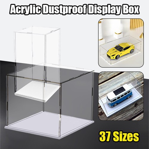Acryl Display Box Schutz Schaufenster Action Figuren Spielzeuge Modell Vitrine - Picture 5 of 56