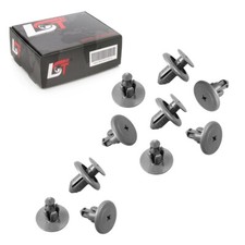 10x STOßSTANGEN HALTER BEFESTIGUNG CLIP CLIPS FÜR SUZUKI in dunkelgrau