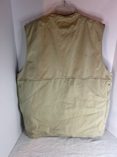 Vintage Beretta Vest Shooting Field Utility Hunting Safari 2XL 100% Cotton - Picture 17 of 23