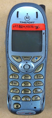 Motorola Timeport 270c - Gray ( Verizon ) Rare CDMA Cellular Phone