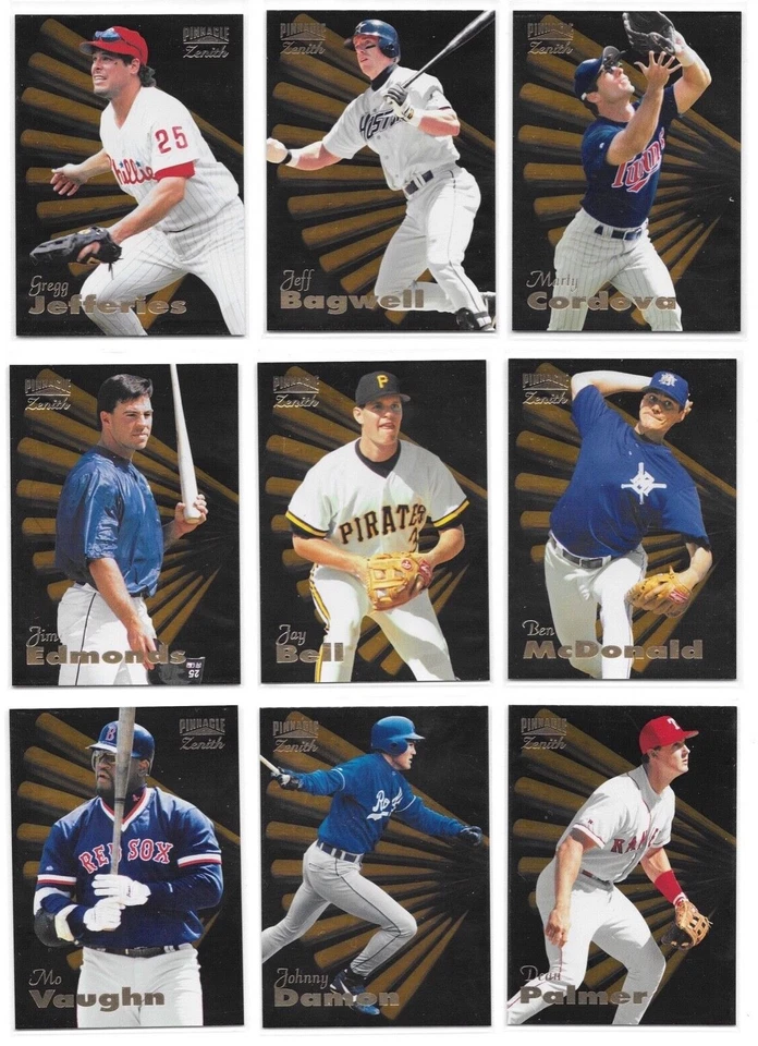 1996 Pinnacle Zenith Baseball Trading Cards / You Choose #s 2 - 144 / mb26 - Image 3 of 4