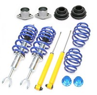 Tuningart Gewindefahrwerk + 4X Domlager Audi A6 4B VW Passat 3B 3BG Skoda Superb