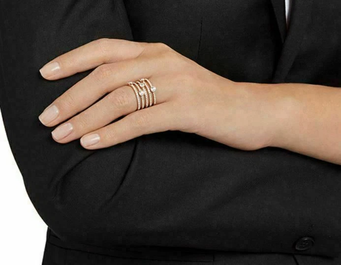 Swarovski creativity store coiled ring