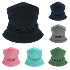 Men Women Breathable Balaclava Face Mask Neck Gaiter Sun Scarf Bandana Headwear