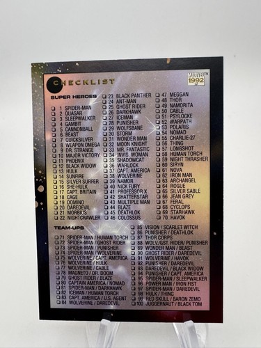 1992 Impel Marvel Universe Cards - Singles You Pick, Base Set - Picture 379 of 380