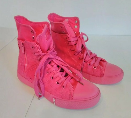 Levi Pink High Top Canvas Classic Shoes 