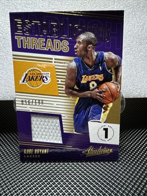 2018-19 Panini Absolute Memorabilia Established Threads /199 Kobe Bryant HOF