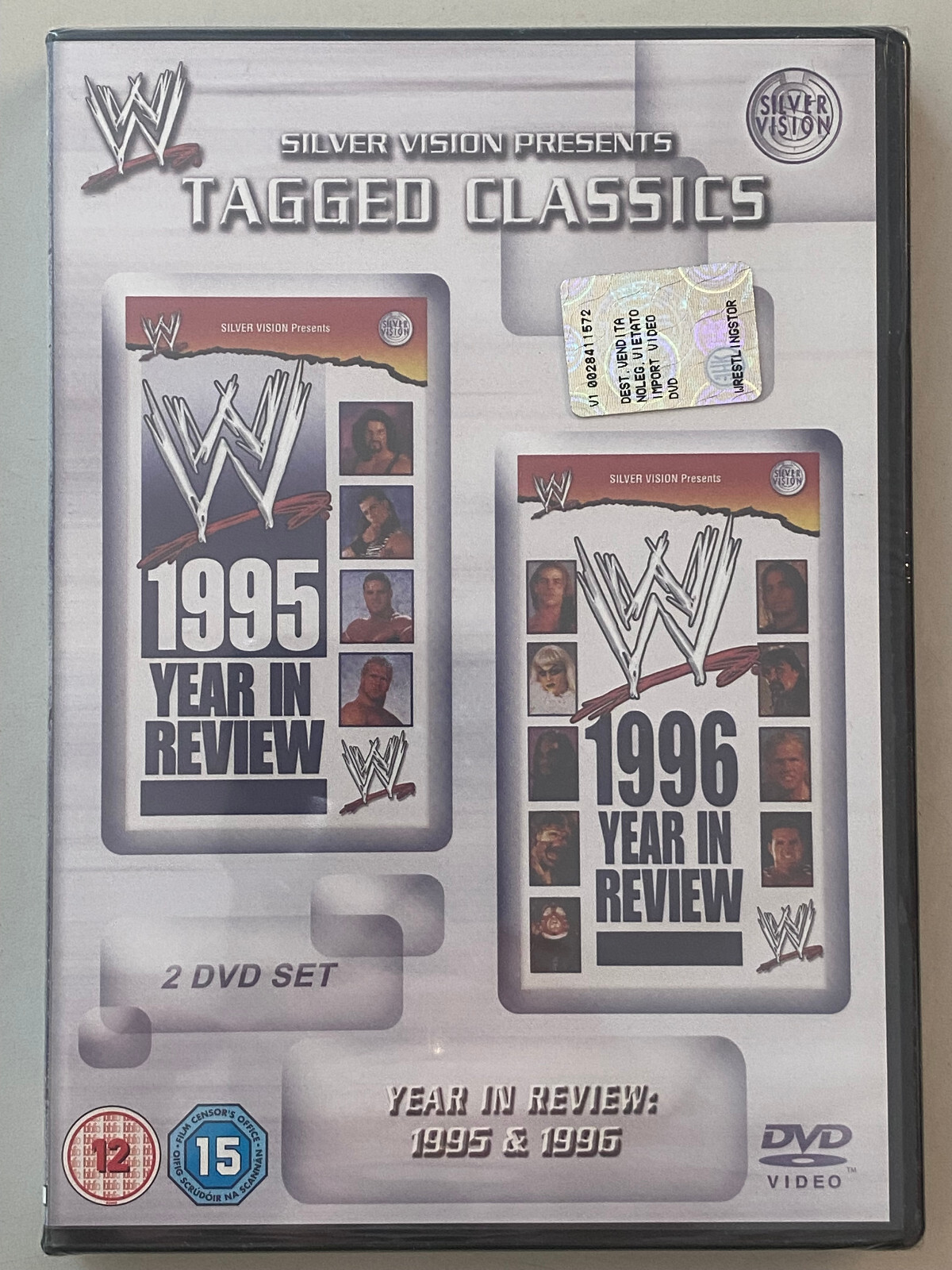 DVD WWE TAGGED CLASSICS Silver Vision WWF 1995 & 1996 YEAR IN REVIEW 2-Disc-Set