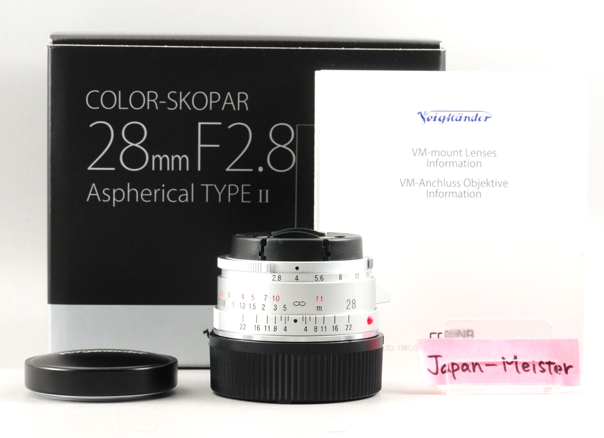 US Stock Voigtlander COLOR-SKOPAR 28mm F2.8 Type II VM Leica M