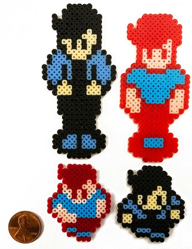 Star Tropics Mike Jones Mini Bead Sprites Perler Artkal Pixel Art Retro 8-Bit - 第 6/6 張圖片