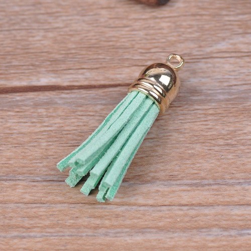 20pcs 4cm Tassel Faux Suede Trim Mixed Craft Applique Jewelry Making DIY Pendant - Picture 14 of 27