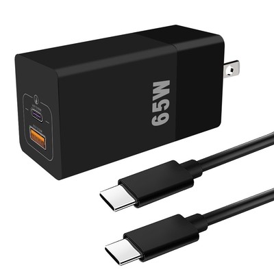 High Rate 65W Type-C (PD) USB charger + Type C Cable for OnePlus 10 Pro 5G USA