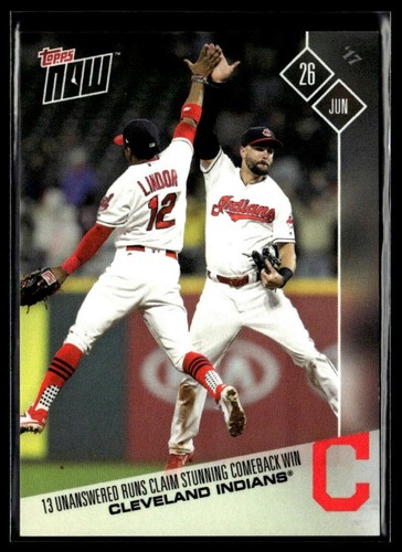 2017 Topps Now 295 CLEVELAND INDIANS®