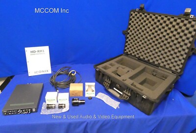 Iconix HD-RH1 Miniature HD Camera w/ CCU, Cable, 3 Lens, Pelican 1600 Case,