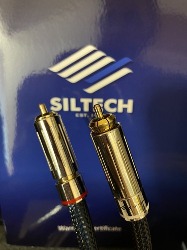Ex Demo Pair Siltech Classic Anniversary 770i Silver Gold 7g Analog RCA Boxed - Picture 2 of 3