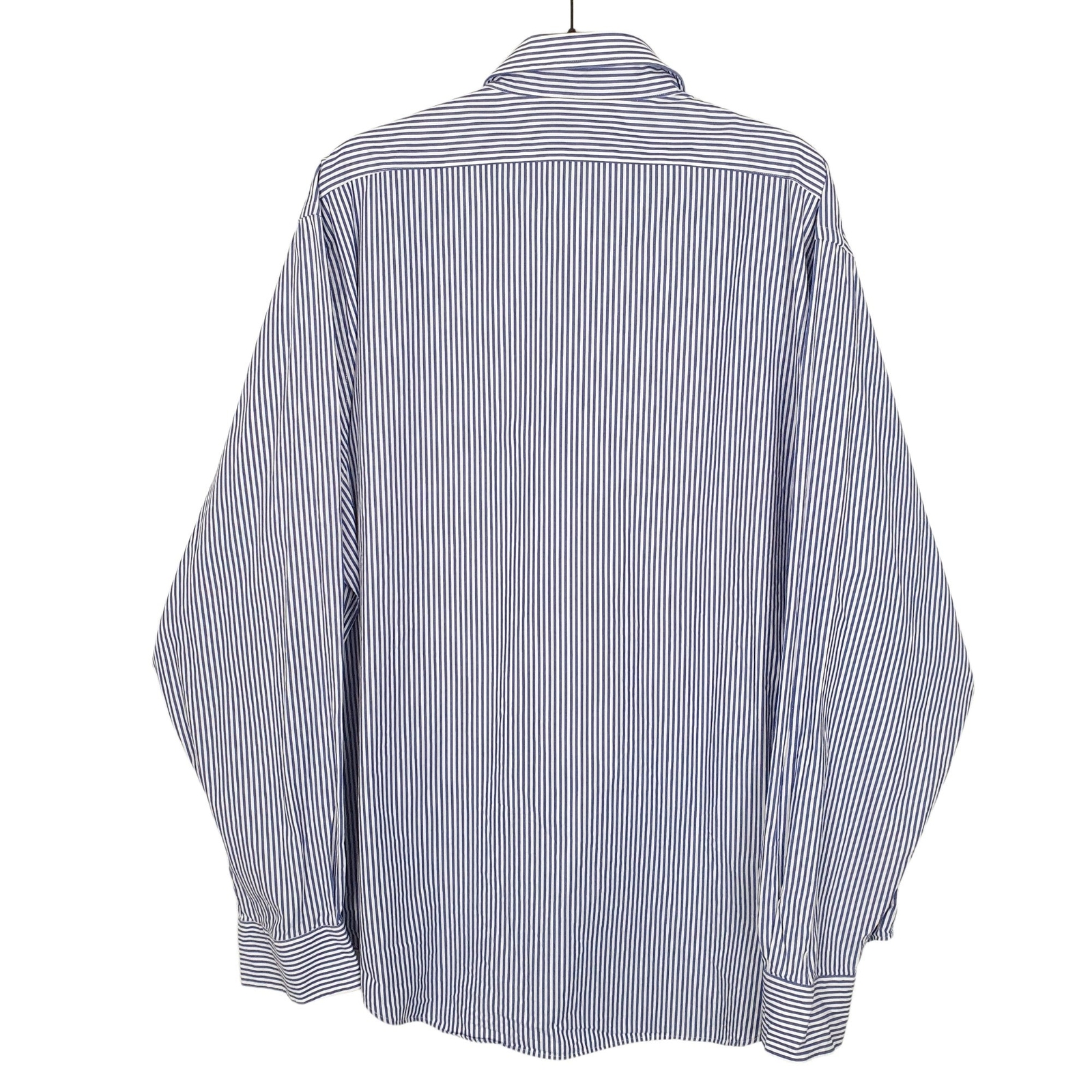 RALPH LAUREN Blue Striped Shirt Long Sleeve Casual Mens L image 3
