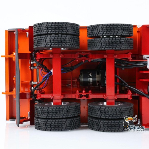 Metal 1/14 Hydraulic Dump Trailer W/Electric Legs for TAMIYA RC Tractor Trucks - Picture 12 of 20