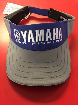 Yamaha Outboards Blue Grey Visor Fishing Hat Boating Bass Genuine CRP-15VPF-BL-N